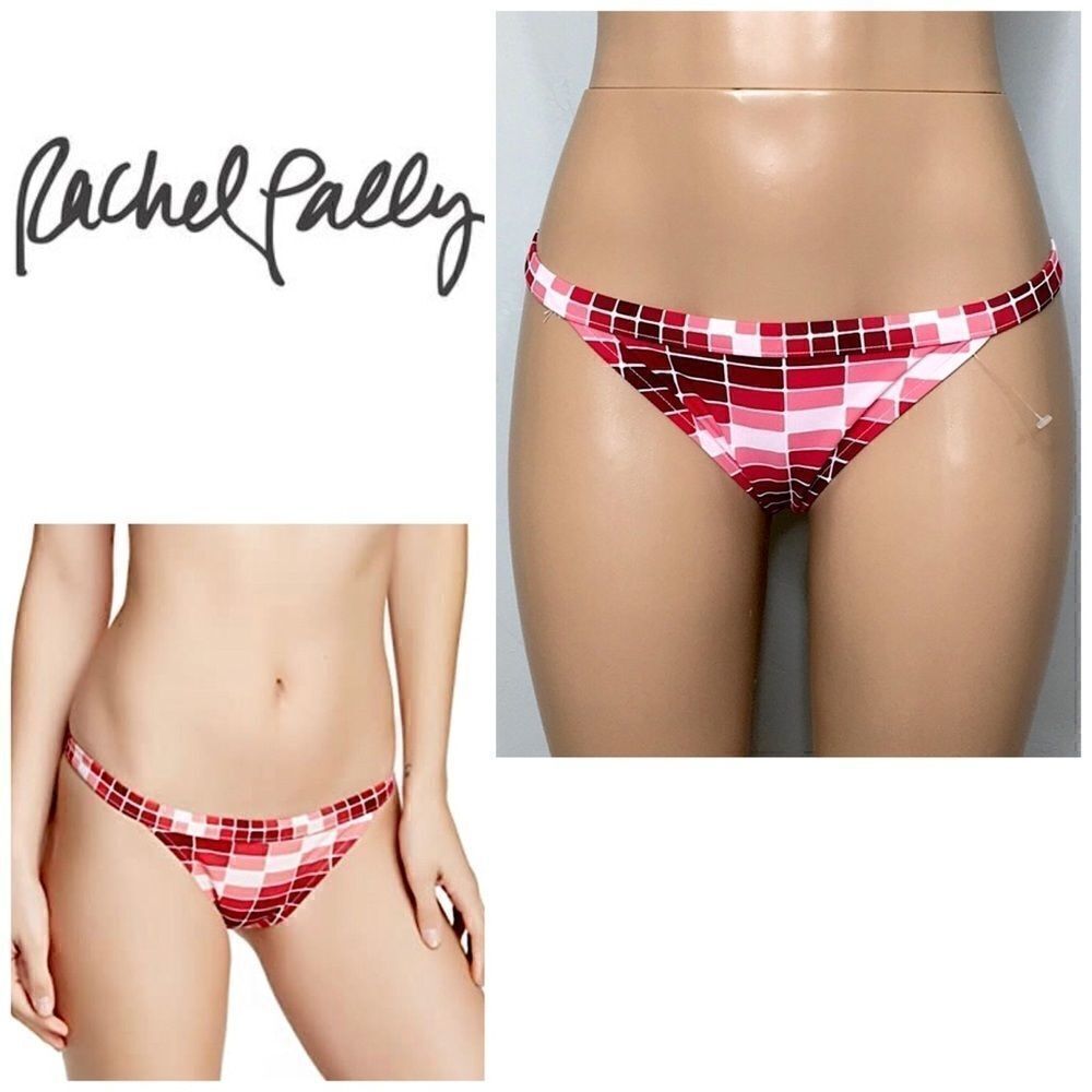 Rachel Pally red and pink bikini bottoms. NWT
